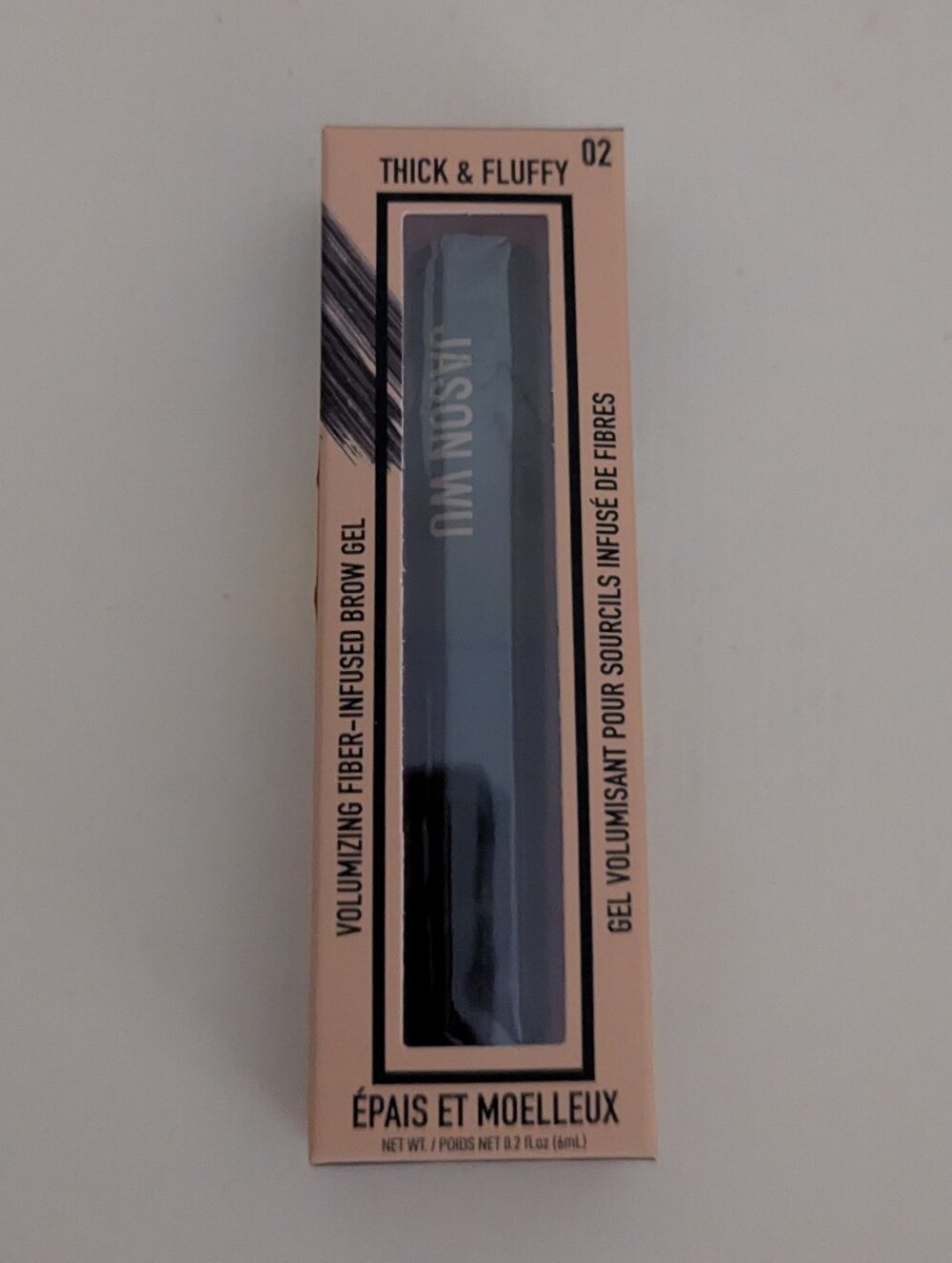 Jason Wu Thick & Fluffy Volumizing Fiber Infused Brow Gel - 02 Light Brown